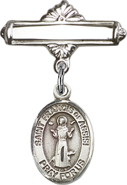 St Francis Of Assisi Baby Badge - 90360730 107$